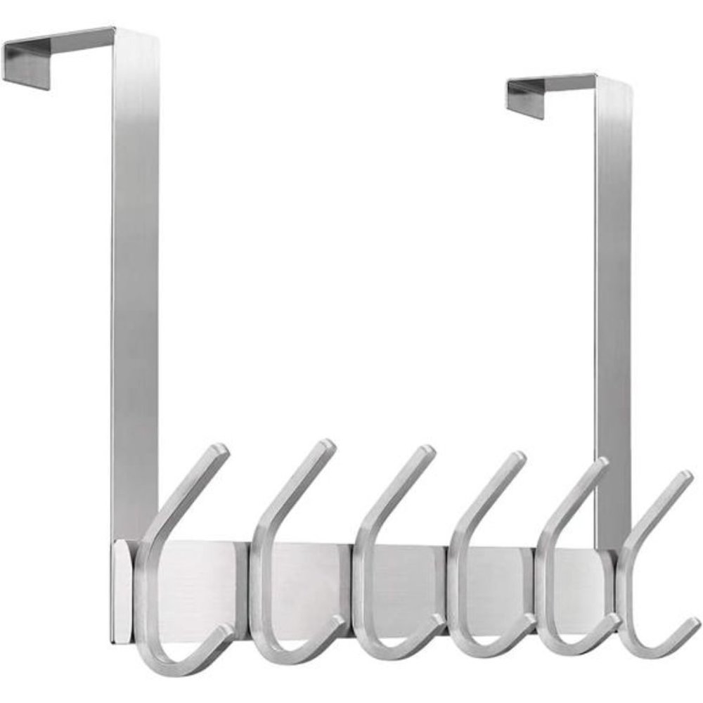 Over The Door Hooks, Stainless Steel Heavy Duty Over Door Hanger Holder Coat Hat